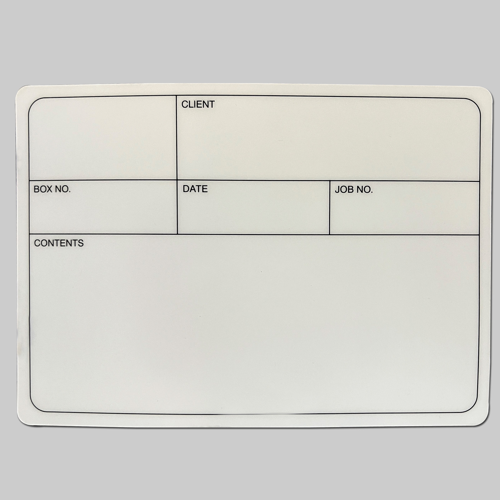 x1 Heavy Duty Flightcase Tour Label 210mm x 150mm